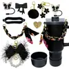 Botella de Agua Térmica Stanley Tapón Antipolvo Taza con Popote Tapa de Taza Correa de Mano Cordón para Botella de Agua Múltiples Estilos Versátiles Set