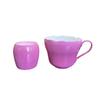 Taza de Café y Platillo de Cerámica Jingdezhen Moderno Simple Línea Blanca y Negra Taza de Colibrí de Moda Personalizada Taza de Reflejo Regalo