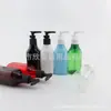 Frasco Quadrado com Bomba Marrom 200ml Frasco Quadrado com Bomba de Loção Frasco Quadrado com Bomba Bico de Pato para Loção Aquosa 200ml Frasco Quadrado para Shampoo Frasco para Limpador Facial