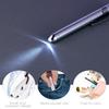 Linterna de pupila lámpara de doctor lámpara de observación lámpara oral lámpara de bolígrafo LED con clip linterna mini para el hogar linterna blanca amarilla