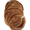 Piel de vaca color natural color primario piel de vaca sólida cuerda redonda accesorios DIY cuerda de piel de vaca retro cuerda de piel de vaca de primera capa venta al por mayor