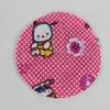 Esterilla Redonda de Moxa de 8 cm Esterilla Antiescaldados Esterilla Aislante Térmico Caja de Moxibustión Portátil Cubierta de Tela de Algodón y Lino para Esterilla de Moxibustión Uso en el Hogar