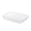 Caja de Almacenamiento para Refrigerador, Caja Dividida para Conservación de Alimentos, Contenedor Sellado de Grado Alimenticio, Cuatro Compartimentos para Carne Congelada, Cebolla, Jengibre, Ajo y Materiales Preparados para Refrigeración