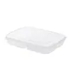Contenedor de preparación y almacenamiento de cebolla, jengibre y ajo de cuatro compartimentos, organizador de refrigerador, caja de almacenamiento sellada de grado alimenticio