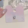 Colección de Pendientes de Hueso de Titanio Estilo Coreano, Pendientes de Lujo Ligero con Lazo para Mujer, Accesorios Sencillos para Orejas con Pasador de Plata S925