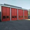 Puerta de Apilamiento Rápida Taller de Fábrica Tienda de Aeropuerto Puerta de Apilamiento Industrial Puerta Rígida Rápida Puerta Flexible de PVC