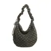 Bolsa Tote de Gran Capacidad de Moda Trendy Estilo Coreano para Otoño e Invierno Bolsa de Hombro Cruzada de Estudiante Estilo Perezoso para Viajar