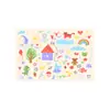 Tapete de Engatinhar Infantil Desenho Animado Fofo, Tapete para Sala de Estar, Quarto, Cabeceira da Cama, Tapete de Chão Antiderrapante e Resistente a Manchas, Tapete Completo de Grande Área