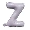 Globos de Papel de Aluminio de 16 pulgadas Color Morado Macarrón Morado Claro Letras A-Z Números 0-9 Decoración para Fiesta de Cumpleaños Globos Banner