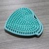 Silicone Dupla face amor escova de lavagem do rosto com gancho rosto escova de lavagem massagem face escova de lavagem de silicone em forma de coração escova de lavagem do rosto
