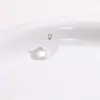 Vidrio de Alta Transparencia Forma Redonda de Gota de Agua Perla Redonda Colgante de Resina Adorno Pegatina DIY Arete Arete Llavero Accesorios