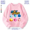 Roupa para meninos e meninas, suéter Blox Fruits, caixa de frutas do Diabo, periférico de jogo ROBLOX