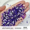 Adesivos de Diamante para Nail Art, Strass SS4 com Fundo Reto, Strass Redondo de Vidro Deslumbrante, Pintura de Diamante, Adesivos de Strass para Capa de Celular