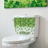 Calle Transfronteriza. Las Pegatinas de Trébol para Baño del Día de San Patricio Son Adecuadas para la Decoración de Paredes del Baño, Sala de Estar, Estudio