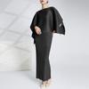 Vestido Plisado de Alta Calidad Miyake Vestido Largo para Mujer Chal Conjunto de Dos Piezas Shenzhen Nanyou Comercio Exterior Transfronterizo de Gama Alta Vestido para Mujer