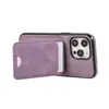 Funda con Tarjetero Plegable para Apple 17 Promax, Funda Trasera para Teléfono con Ranura para Tarjetas 16E/15/14