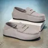Mocassins masculinos de uso versátil, nova coleção outono/inverno 2026, sapatos casuais slip-on, sola macia, respiráveis, modernos e estilosos
