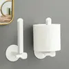 Suporte de Papel Higiênico Bnbs sob o Vaso Sanitário, Branco Puro, Espessado, Estilo Levemente Luxuoso, Rack de Armazenamento para Banheiro para Uso Doméstico