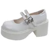 Sapatos Loafer Versáteis Estilo Britânico com Bico Redondo e Solado Grosso para Mulheres 2026 Nova Coleção Primavera Sapatos Mary Jane com Salto Bloco e Fivela Dupla para Mulheres