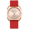 Reloj de Cuarzo con Correa de Silicona, Forma Cuadrada, Estilo Sencillo de Nicho, Reloj para Mujer, Regalo de Alto Valor para Estudiantes