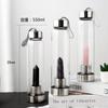 Transfronteiriço Mar da China Oriental Coluna de Cristal Natural Varinha Mágica Coluna de Energia Copo de Vidro para Água Potável Chá Garrafa de Água Garrafa de Água Esportiva Logo Atacado