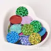 Lentejuelas Redondas de Escamas de Pez de 20 mm 2 cm, Colgantes para Coser a Mano de Bricolaje para