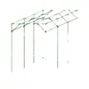 Trellis de uva tubo de acero jardín estante de flores plantación de maracuyá verduras pepino frijoles plantación melón cobertizo soporte para enredaderas varilla de soporte