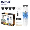Kemei Cortapelos Eléctrico Km-1689A Recortadora Eléctrica Transfronteriza para Uso Profesional en Salón Máquina para Cortar y Recortar el Cabello