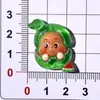 Accesorios de resina para muñecas de frutas transparentes, clips para el cabello DIY con pegamento de crema, llaveros, colgantes, decoraciones para zapatos, accesorios de resina