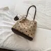 Elegante Xiaomi Home Estilo Coreano Moda Bolso de Hombro Único para Mujer 2026 Nuevo Lunares Gran Capacidad Bolso de Mano Bolso Cubo de Moda