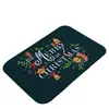 Navidad Transfronteriza Carta Sencilla Felpudos Decorativos para Puerta de Entrada Felpudos Resistentes a Manchas y al Desgaste para Puerta de Baño Dropshipping