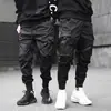 Pantalones de pierna juvenil ocultos Marca de moda para hombre Funcionales Tácticos Paracaidistas Ropa de trabajo Pantalones Casuales Estudiante Ajustados Leggings