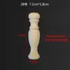 Estilo europeo pequeña calabaza barandilla de madera maciza coche madera barandilla pequeña poste pequeño valla de armario de vino pasillo puente accesorios decorativos poste pequeño
