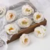 Nova Flor Rosa Colorida DIY Guirlanda Artesanal Corsage Material Cena de Casamento Layout Decoração de Casa