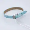 Diâmetro do Furo de Gotejamento de Óleo 8mm, Pulseira de Joia 8mm, Pulseira de Couro Sintético, Acessórios de Couro PU, Pode Ser Gravado com Letras