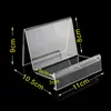 Suporte de mesa para livros acrílico organizador de leitura transparente espessado suporte de exibição suporte para livros a5 suporte de exibição de livros