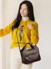 Bolso de Hombro Retro Transfronterizo con Estampado Patchwork, Bolso de Mano Casual Multicapa de Gran Capacidad para Mujer, Bolso de Mano