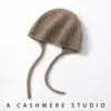 Balaclava de Cashmere Feminina de Inverno Chapéu de Cinco Cores Tricô de Natal e Ano Novo com Proteção de Orelha e Modificação Facial