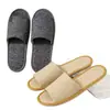 Pantuflas desechables de alta gama para hoteles, uso doméstico, para recibir invitados, antideslizantes, adecuadas para hoteles de cinco estrellas, casas de huéspedes y viajes, engrosadas, al por mayor