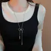 Collar Largo en Capas de Estrella y Flor Estilo Minimalista, Cadena para Suéter de Moda de Lujo Ligero de Nicho Accesorio de Moda
