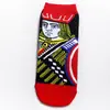 Calcetines de Mujer con Temática de Póker para Verano Transfronterizos en Color Café, Nuevos de Moda Tendencia Cara Sonriente Versátiles Cómodos Calcetines para Estudiantes