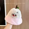 Gorro de Bebé Lindo Dibujo Animado con Ala Grande Primavera y Verano Delgado Secado Rápido Sombrero Protector Solar para Bebés y Niños Pequeños
