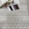 Tecido de renda jacquard de nylon-spandex com padrão floral, elástico e respirável, adequado para lingerie e vestidos