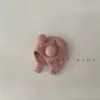 Gorro de Protección para Orejas de Bebé Estilo Coreano Ins Otoño e Invierno Felpa Cálido Bebé de Pocos Meses Gorro de Doble Bola de Color Contrastante Invierno