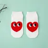 Calcetines para Mujer Primavera y Verano Dibujos Animados Lindos Estilo Preppy Coreano Blanco Elegante Estéreo Casual Versátil Estilo Japonés Estilo Boca Baja Tubo Corto