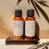 Shampoo e Gel de Banho Descartáveis de Chá Branco em Frascos Pequenos, Conjunto Especial de Higiene Pessoal Portátil para Viagem para Hotéis e Pousadas