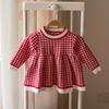 Novo Lançamento 2026 Outono Roupas Infantis Estilo Coreano Vestido de Tricô para Bebê Menina de 0 a 3 Anos Suéter de Manga Longa Dropshipping
