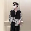 Chaqueta tie-dye estilo americano, colección de primavera para hombre, irradia una vibra sofisticada y cool, camisa de manga larga, estilo retro japonés, chaqueta de otoño, moderna