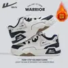 Tênis Masculino Warrior 2026 Novo Verão Tendência Versátil Sapatos Brancos Sola Grossa Casual Esportivo B