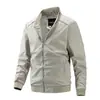Chaqueta Fina para Hombre, Ropa Exterior de Moda y Sencilla, Nuevo Estilo Primavera y Otoño, Ropa Exterior Talla Grande, Chaqueta al por Mayor, Chaqueta de Manga Larga de Moda para Hombre